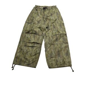 Local European Le Camo Parachute Pants in Camo